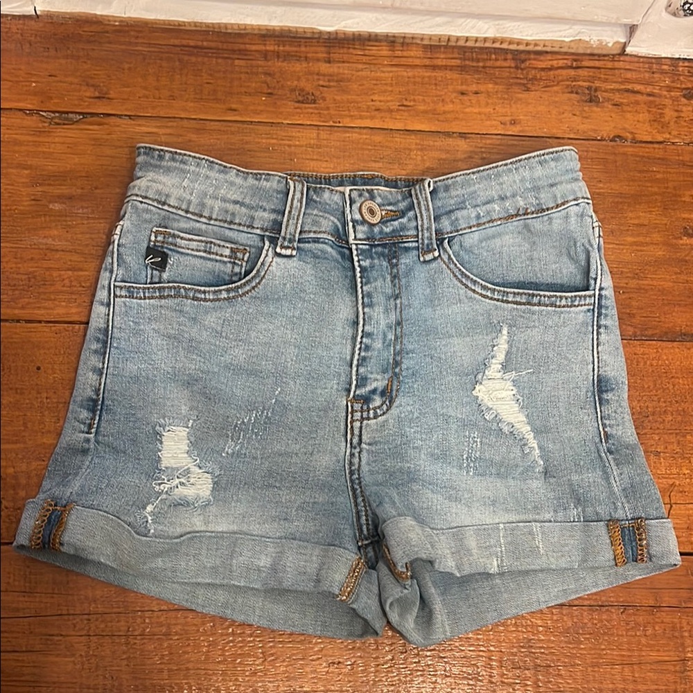 KanCan Distressed Jean Shorts